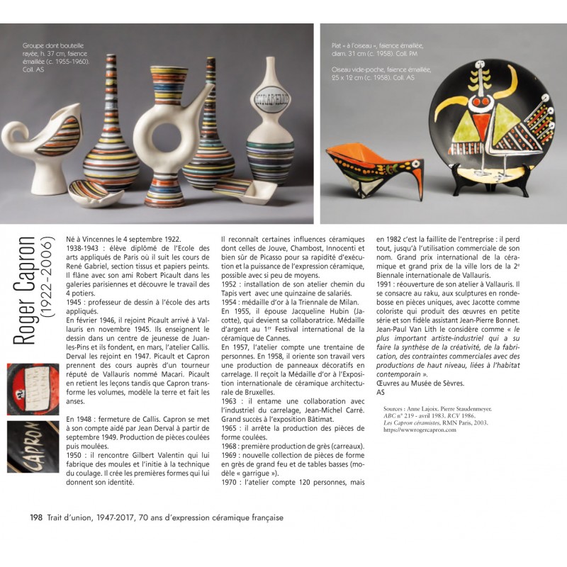 70 years of French ceramic expression