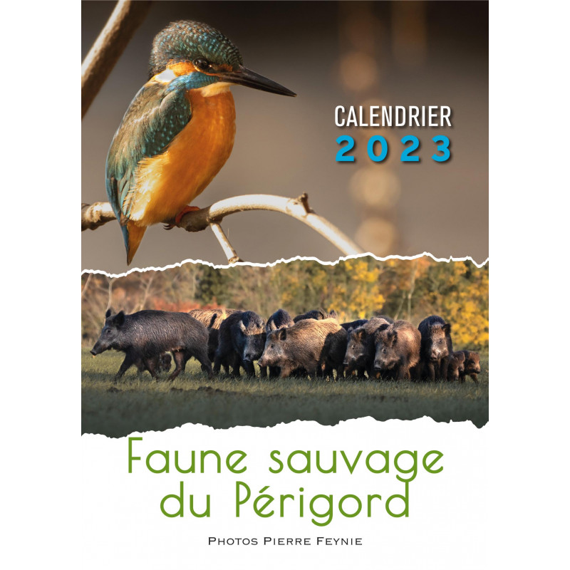 Calendrier 2023 Faune sauvage du Périgord