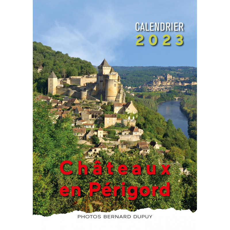 Calendrier 2023 châteaux en Périgord